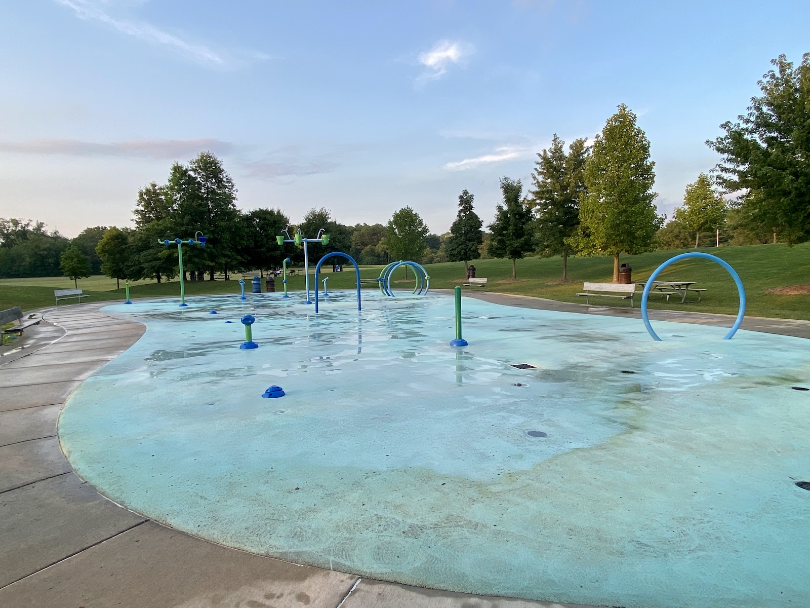 Heritage Park Splash Pad in Farmington Hills